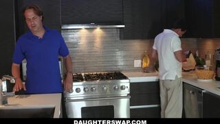 DaughterSwap - Teens Fucked By Dads best friend