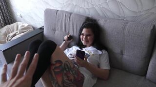 Real girl orgasm from his big dick