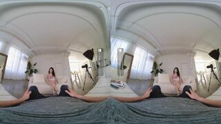 VR Bangers Sex casting experience with hairy asian Lulu Chu VR Porn