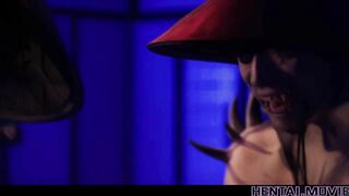 REAL LIFE HENTAI - Mortal Kombat Fight Turns Into Demonic Threesome