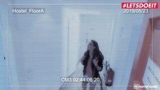 HORNY HOSTEL - Step Daughter Amirah Adara Fucks Behind Her Daddy's Back - LETSDOEIT