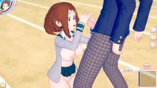 [Hentai Game Koikatsu! ]Have sex with Big tits My Hero Academia Ochaco Uraraka.3DCG Erotic Anime